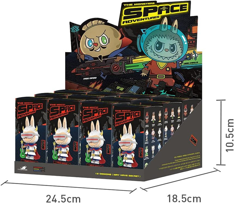 LABUBU Space Adventure Series 12PC Blind Box Toy Box Bulk Popular Collectible Random Art Toy Hot Toys Cute Figure Creative Gift, for Christmas Birthday Party Holiday