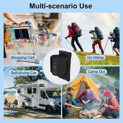 Universal Water Bottle Sleeve Portable Elastic Waterproof Elastic Bottle Holder Bag Gym Accessories Magnetic Gym Bag