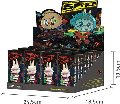 LABUBU Space Adventure Series 12PC Blind Box Toy Box Bulk Popular Collectible Random Art Toy Hot Toys Cute Figure Creative Gift, for Christmas Birthday Party Holiday