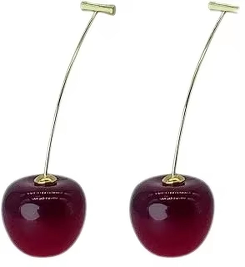 Sweet Cherry Earrings for Women - Adorable 925 Silver Studs - Perfect Gift for Girls