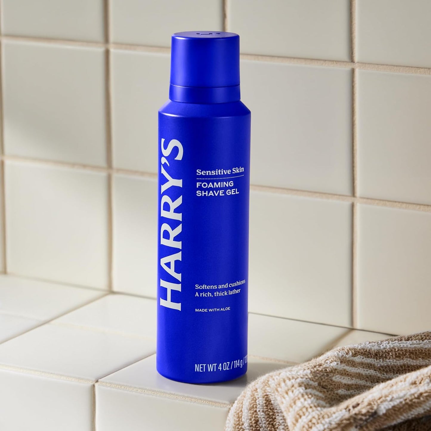 Original Shaving Kit for Men - Razor Handle, 3 Razor Blade Refills, Foaming Shave Gel, and Travel Blade Cover - German Engineered - Charcoal