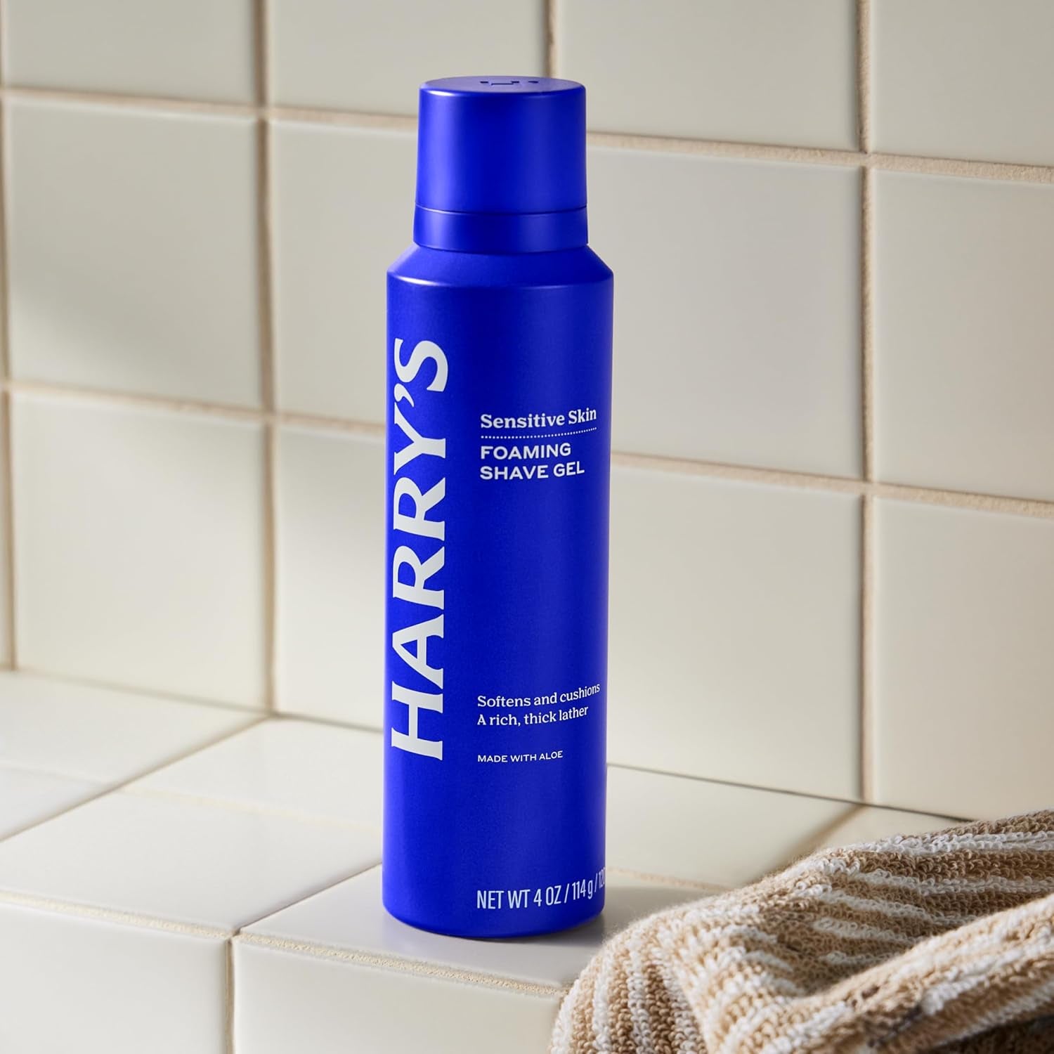 Original Shaving Kit for Men - Razor Handle, 3 Razor Blade Refills, Foaming Shave Gel, and Travel Blade Cover - German Engineered - Charcoal